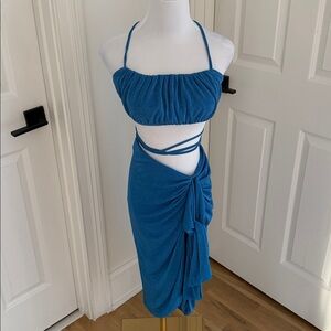 Emory Park Blue Skirt Set